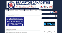 Desktop Screenshot of bramptoncanadettes.com